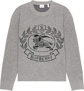 Burberry Men's Gray Sweaters | ShopStyle