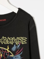 Thumbnail for your product : Zadig & Voltaire Kids Logo Graphic Print Long-Sleeve Top
