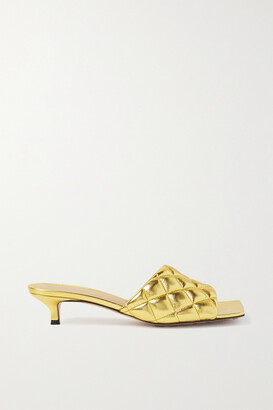 Bottega Veneta Women's Gold Shoes | ShopStyle