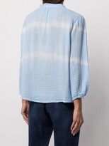 Thumbnail for your product : Raquel Allegra Sia tye-dye cotton blouse
