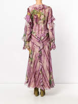 Thumbnail for your product : Alberta Ferretti floral ruffle dress