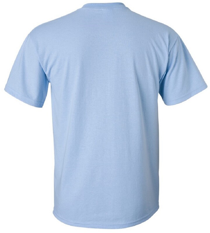 Gildan Mens Ultra Cotton Short Sleeve T-Shirt (Light Blue) - ShopStyle Tees