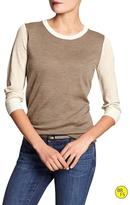 Thumbnail for your product : Banana Republic Factory Colorblock Merino Sweater