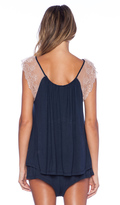 Thumbnail for your product : Eberjey Emilia Lace Sleeve Cami