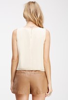 Thumbnail for your product : Forever 21 FOREVER 21+ Bead-Embroidered Chiffon Top