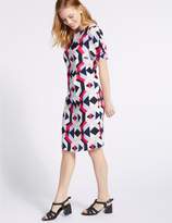 Thumbnail for your product : Marks and Spencer PETITE Geometric Print Tunic Dress