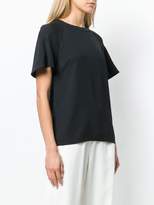 Thumbnail for your product : DKNY ruffle-sleeve T-shirt