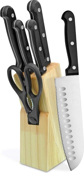 Rosle German Knife Set in Bamboo Block, 5-Piece Set plus Scissors — Better  Home