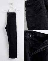 Thumbnail for your product : ASOS DESIGN tapered jeans in black