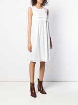 Thumbnail for your product : Peserico Striped Panel Dress