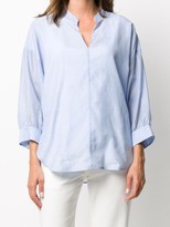 Thumbnail for your product : Peserico Dona lace-up blouse