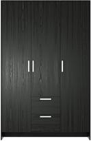 Thumbnail for your product : Cambridge 3-Door 2-Drawer Wardrobe