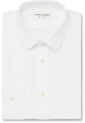 Saint Laurent Slim-Fit Cotton-Poplin Shirt