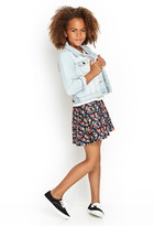 Thumbnail for your product : Forever 21 GIRLS Floral Scuba Knit Skirt (Kids)
