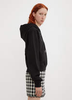 Thumbnail for your product : Off-White Off White Cropped Arrow Hoodie in Black