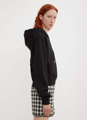 Off-White Off White Cropped Arrow Hoodie in Black