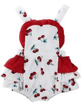 Thumbnail for your product : Wennikids Baby Girl's Summer Dress Clothing Ruffle Baby Romper Small