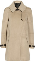Thumbnail for your product : Belstaff Farlow leather-trimmed wool and cashmere-blend trench coat