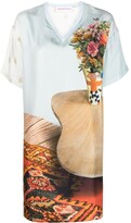 Thumbnail for your product : Walter Van Beirendonck Pre-Owned printed T-shirt dress