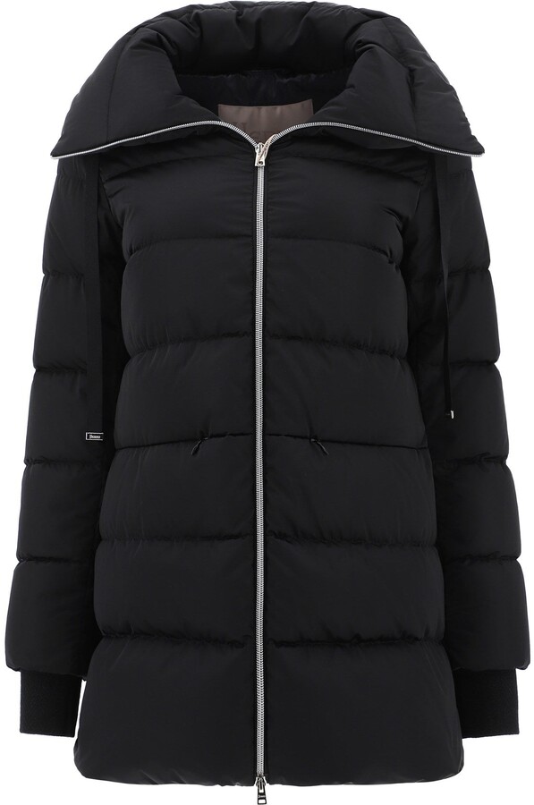 long black down coat