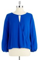 Thumbnail for your product : Vince Camuto Wrap Front Blouse