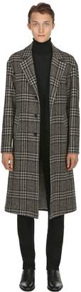 Etro Check Wool Jacquard Coat