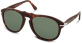 Thumbnail for your product : Persol Arrow Signature Aviator Plastic Sunglasses