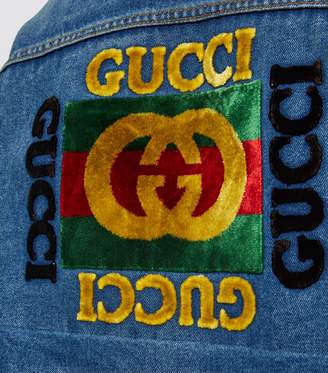 Gucci Appliqué Denim Jacket