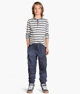 Thumbnail for your product : H&M Lined Cargo Pants - Dark blue - Kids