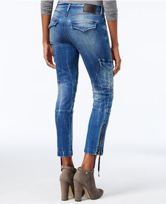 True Religion Halle Ripped Cargo Jeans