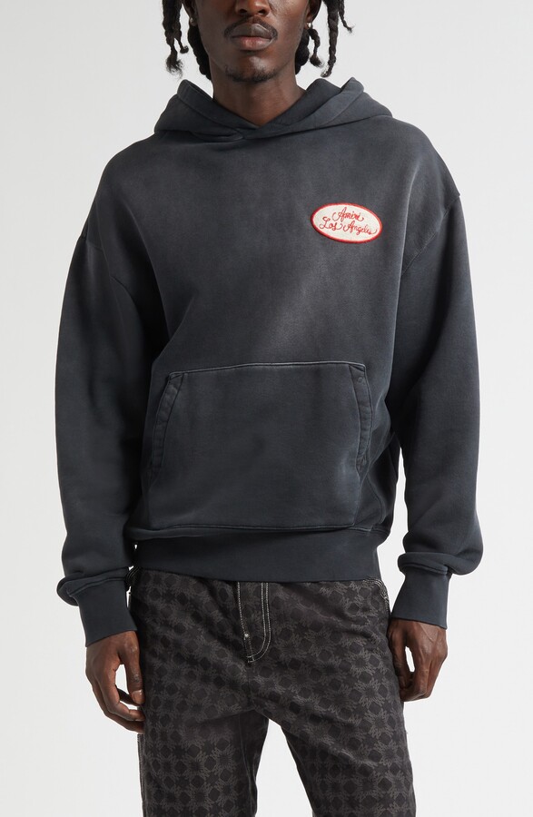 Amiri Station Patch Oversize Hoodie