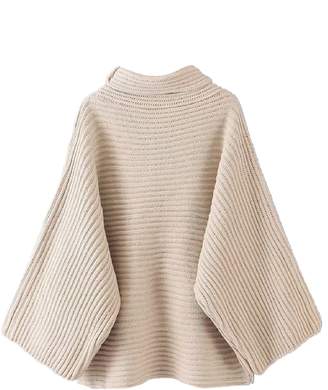 Goodnight Macaroon 'Fuji' Funnel Neck Knitted Sweater