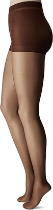 Hanes Women's Control Top Sheer Toe Silk Reflections Panty Hose (Gentle Brown) Hose