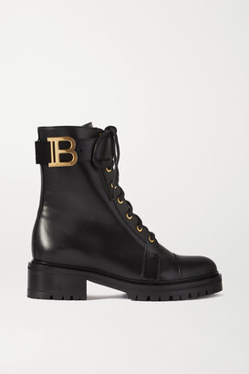 Balmain Ranger Lace-up Leather Boots