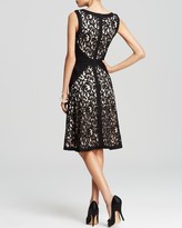 Thumbnail for your product : Tadashi Shoji Dress - V-Neck Lace Fit and Flare