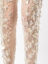 Thumbnail for your product : Jenny Packham Sequined Tapered Trousers