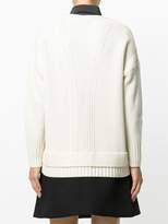 Thumbnail for your product : Burberry Cut-out V-neck Wool Cashmere