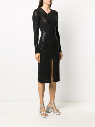 Just Cavalli Embellished Fitted Dress