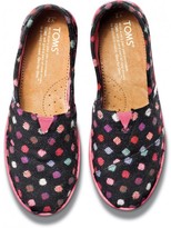 Thumbnail for your product : Toms Pink wool dot youth classics
