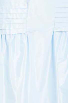 Simone Rocha Pleated Taffeta Midi Skirt
