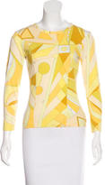 Thumbnail for your product : Emilio Pucci Three-Quarter Sleeve Printed Top