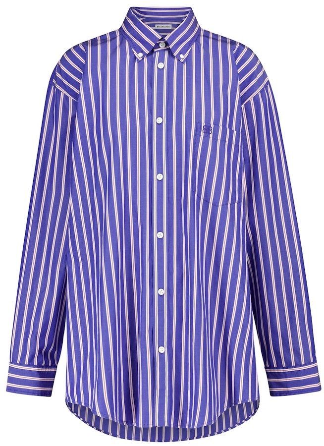 balenciaga striped shirt