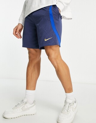 Nike Football World Cup 2022 France unisex shorts in navy - ShopStyle