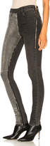 Thumbnail for your product : Alexander Wang Slim Slouch with Studded Paneled Leg in Grey Aged | FWRD