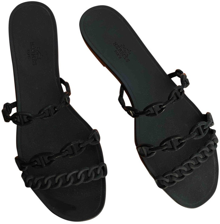 hermes plastic sandals