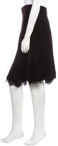 Thumbnail for your product : Dolce & Gabbana Velvet Skirt w/ Tags