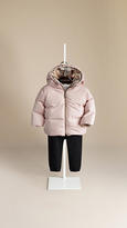 Thumbnail for your product : Burberry Check-Lined Puffer Jacket