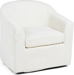 TJMAXX 31X31 Swivel Catalina Chenille Accent Chair, Polyester