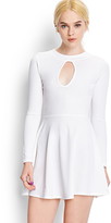 Thumbnail for your product : Forever 21 keyhole knit skater dress