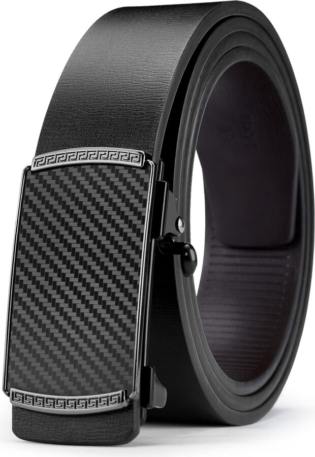 Oyifan Black Leather Belts for Men - ShopStyle